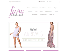 Tablet Screenshot of myfioreboutique.com